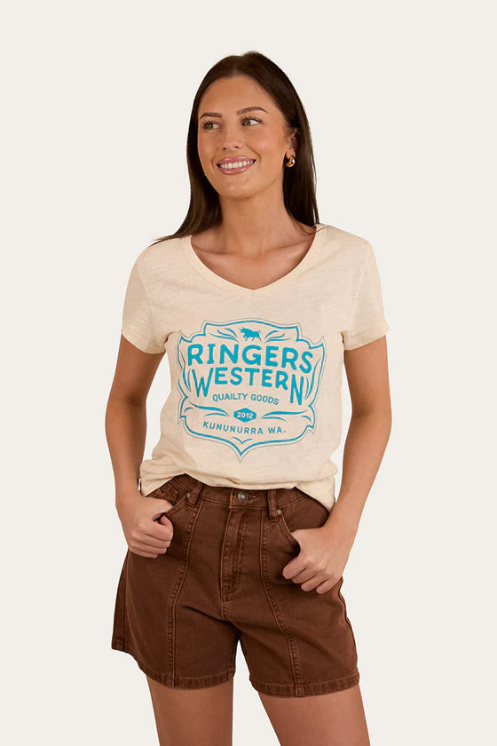 Quality Goods Womens V Neck T Shirt