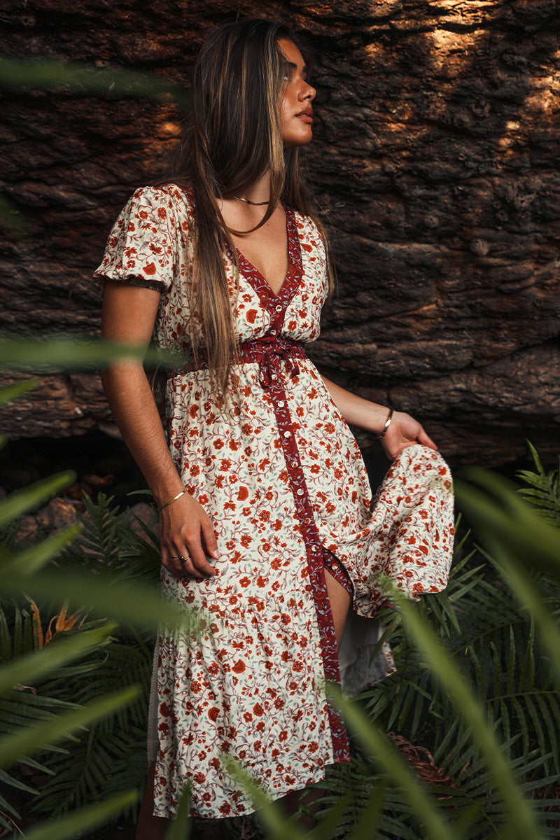 Twyla Womens Midi Dress