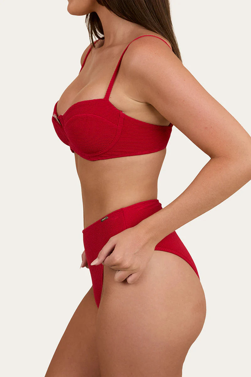 Country Sunset Textured Underwire Bikini Top
