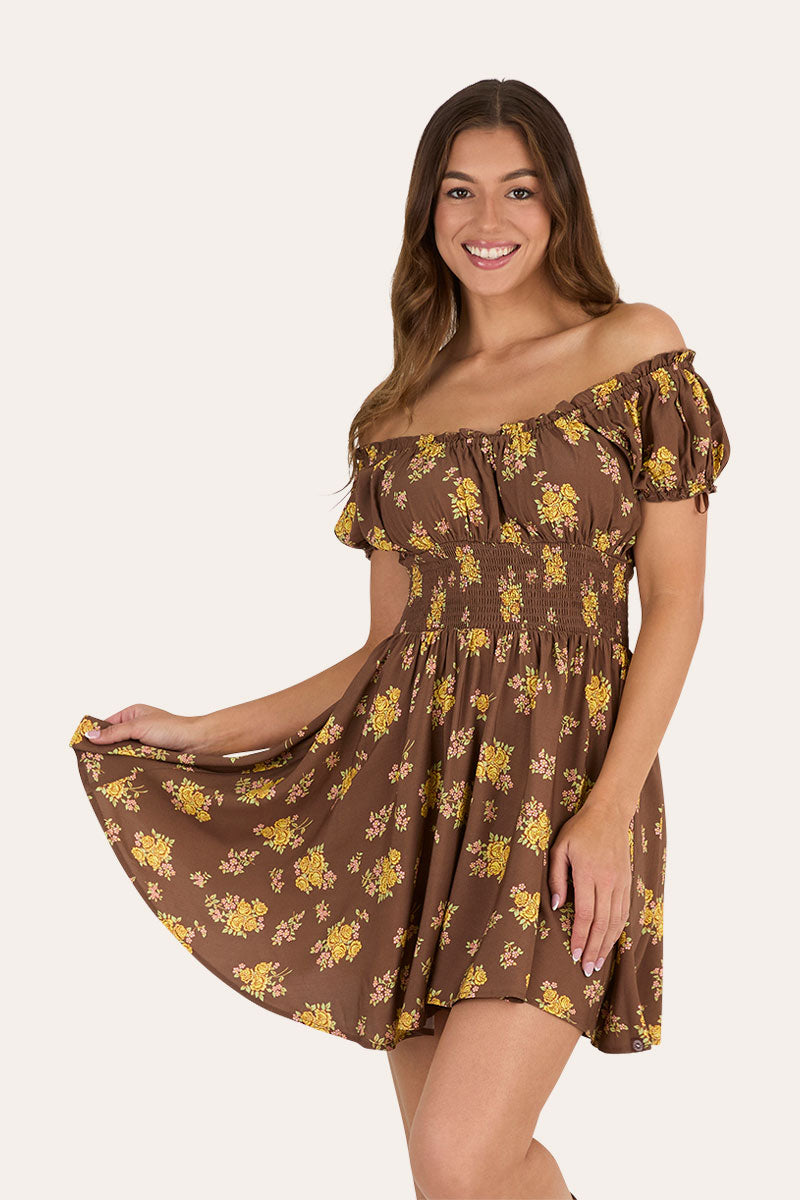Madison Womens Shirred Mini Dress