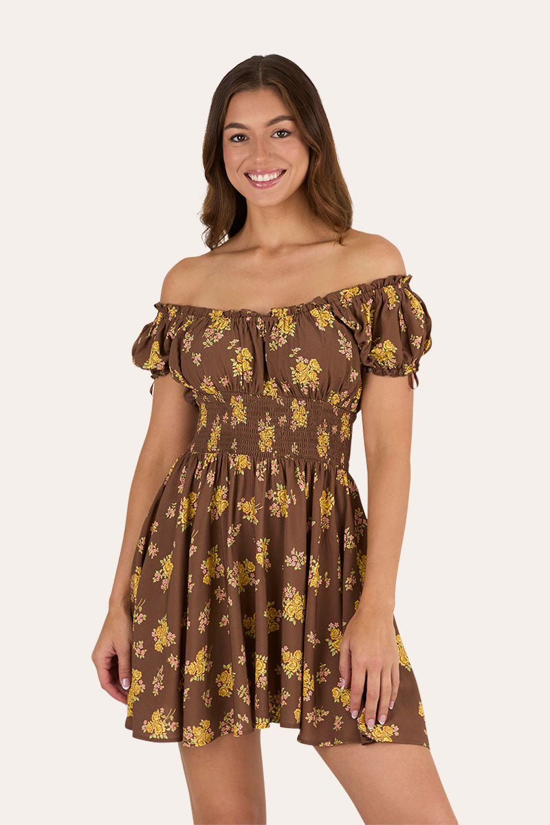 Madison Womens Shirred Mini Dress
