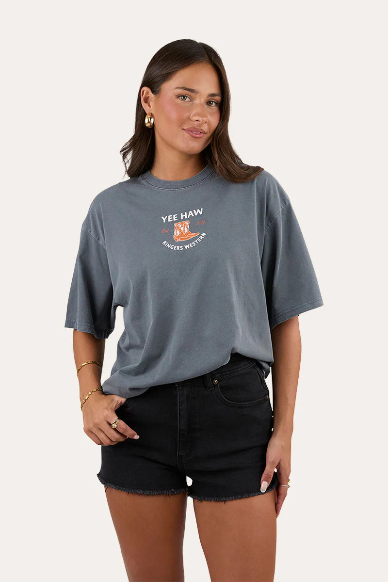 Born In The West Womens Oversized T Shirt