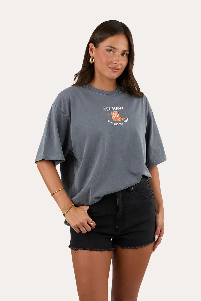 Born In The West Womens Oversized T Shirt