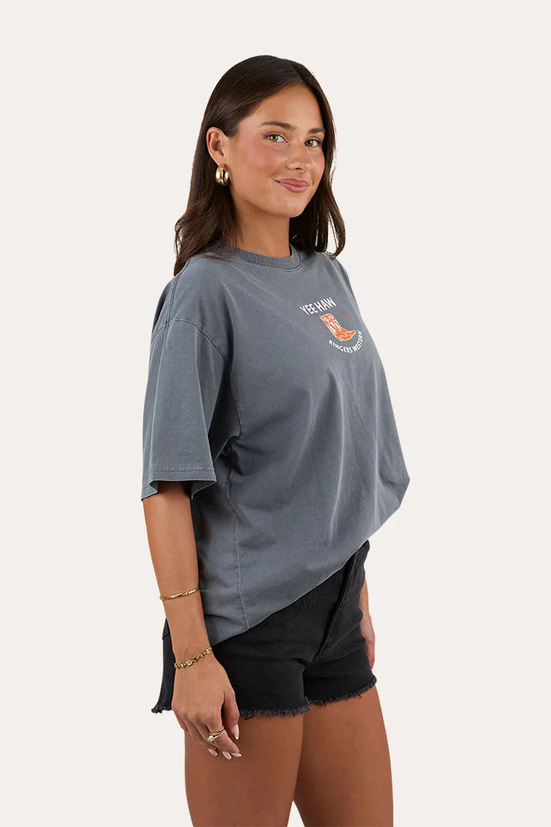 Born In The West Womens Oversized T Shirt