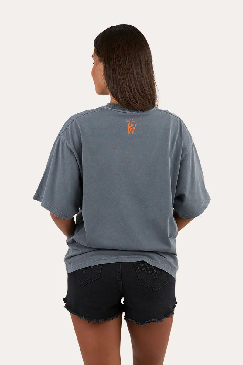 Born In The West Womens Oversized T Shirt
