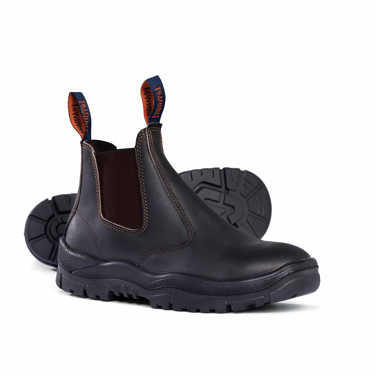 Claret Oil Kip Non-safety Premium Elastic Sided Boot