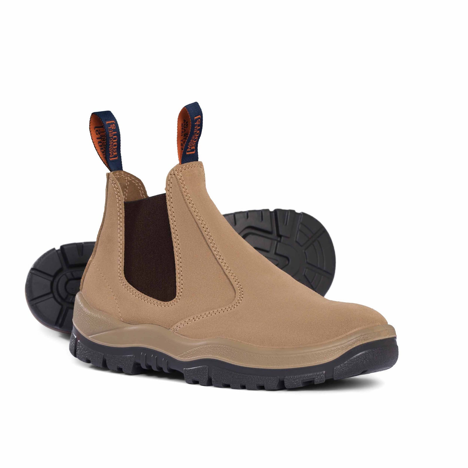 Wheat Suede Elastic Sided Boot