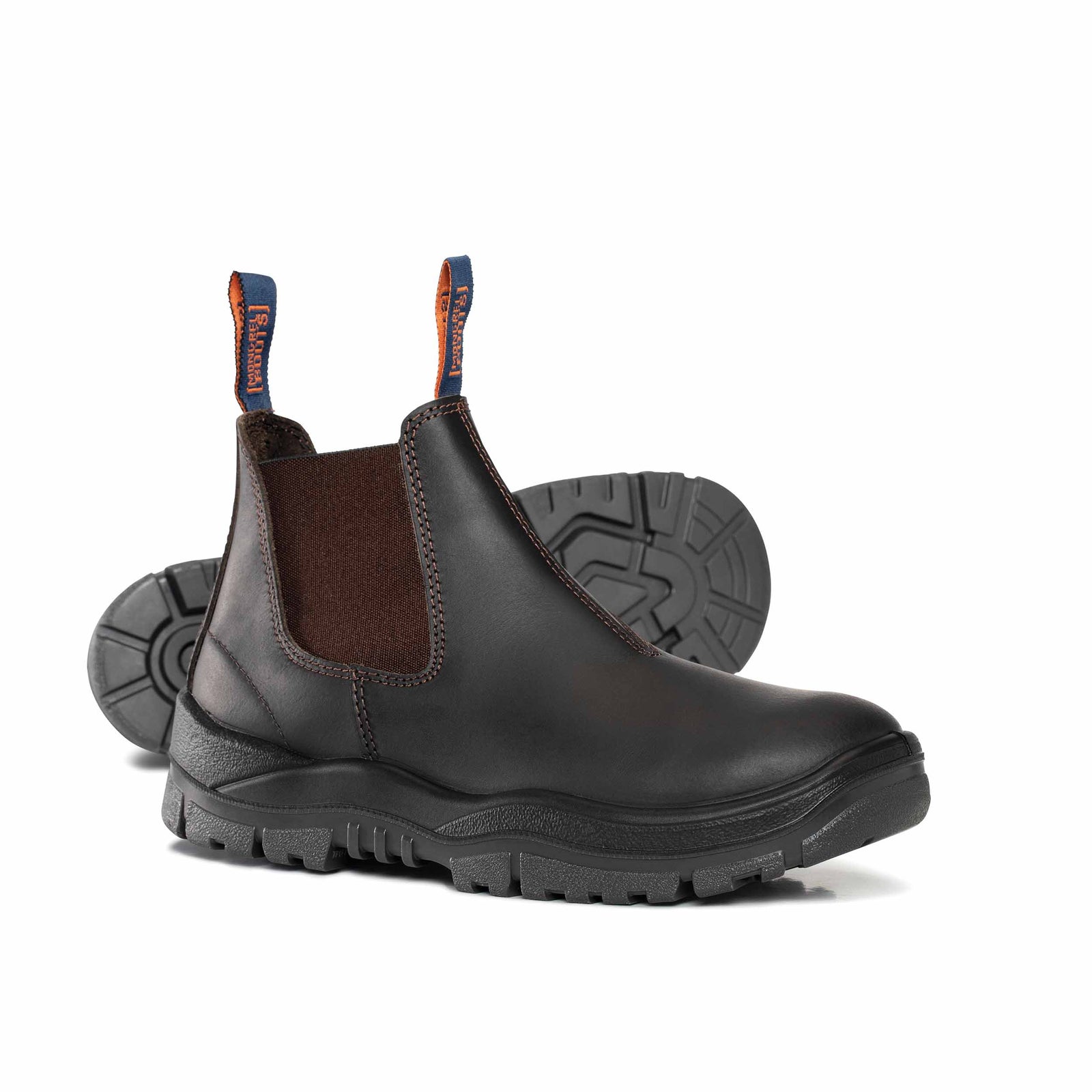 Claret Oil Kip V-cut Elastic Sided Boot
