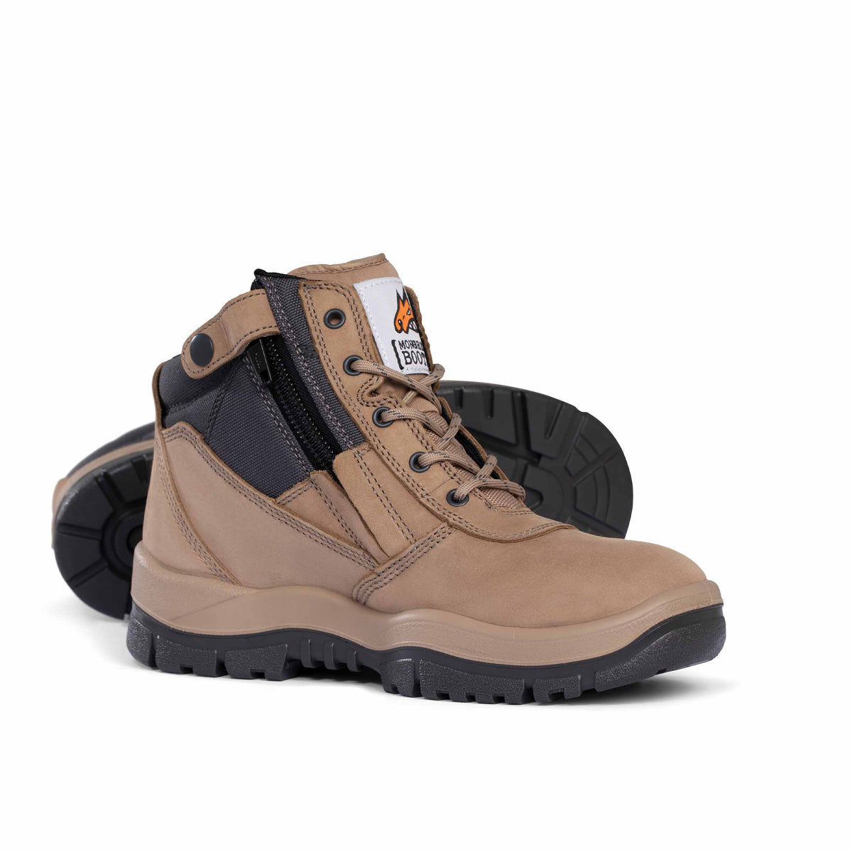 Mongrel - Stone Non-safety Zipsider Boot