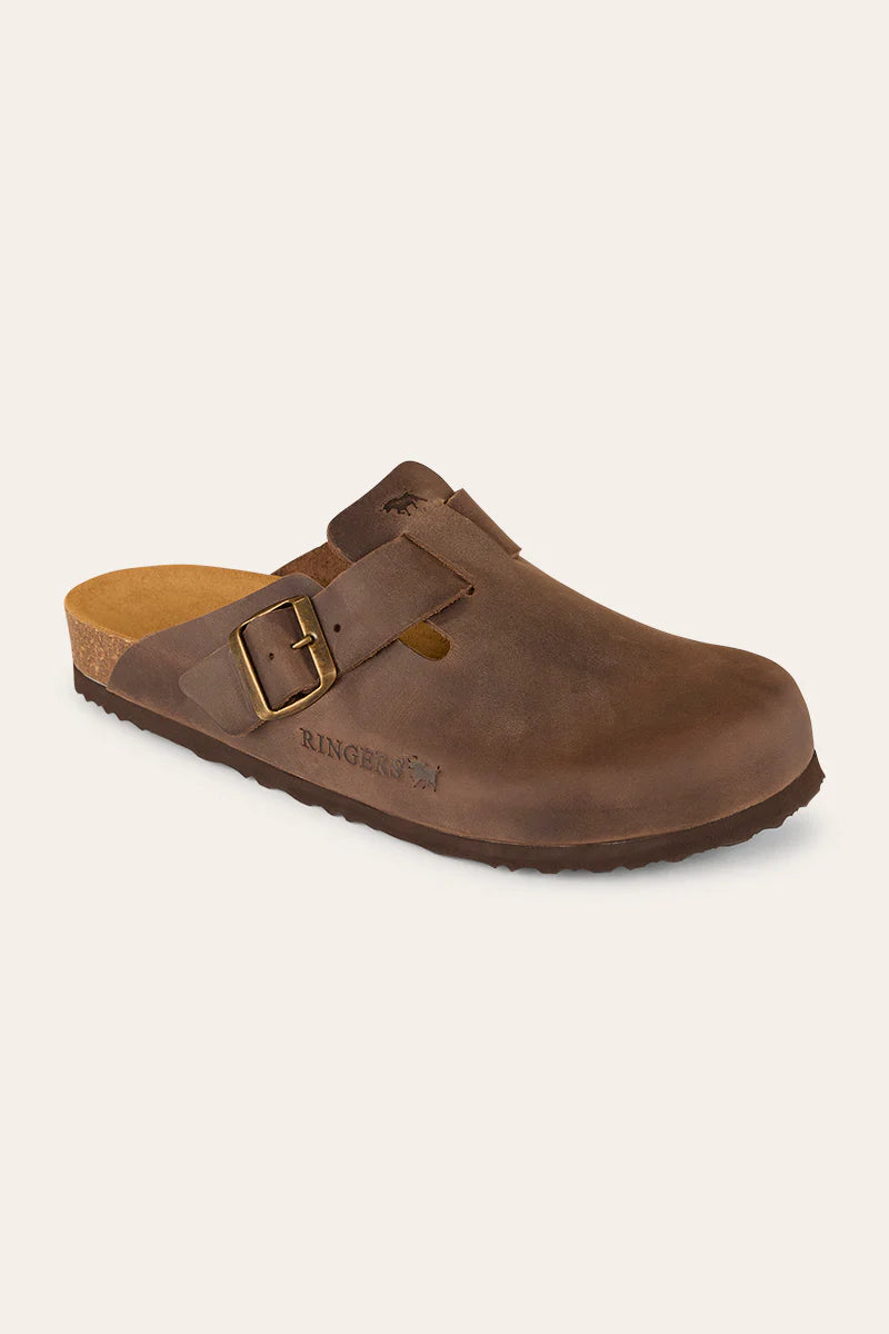 Byron- Leather Cork Clog