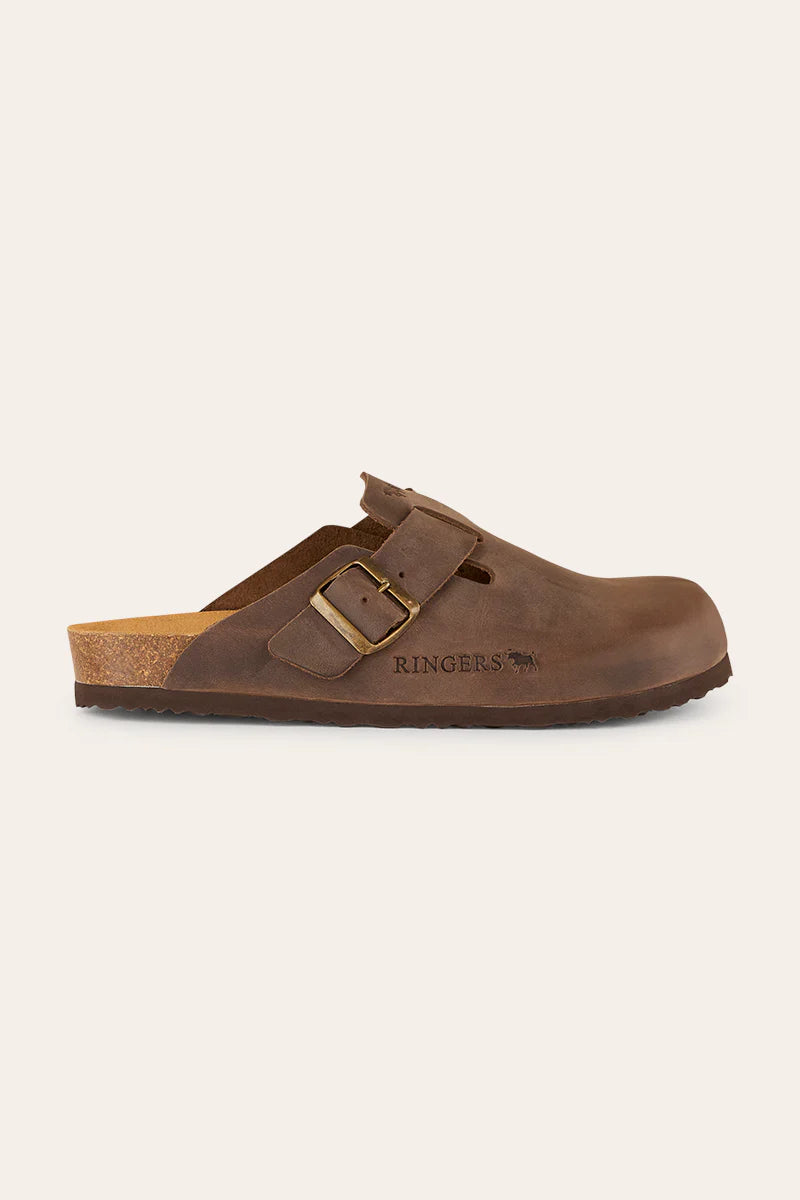 Byron- Leather Cork Clog