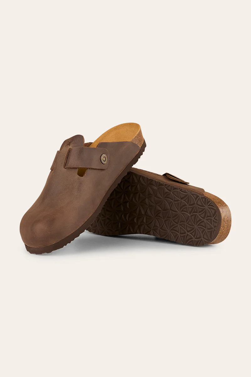 Byron- Leather Cork Clog