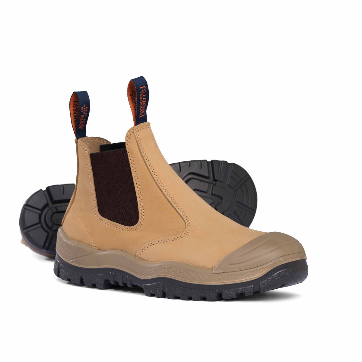 Wheat Premium Elastic Sided Boot W/ Scuff Cap
