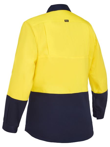 Womens Cool Lightweight Hi Vis Drill Shirt