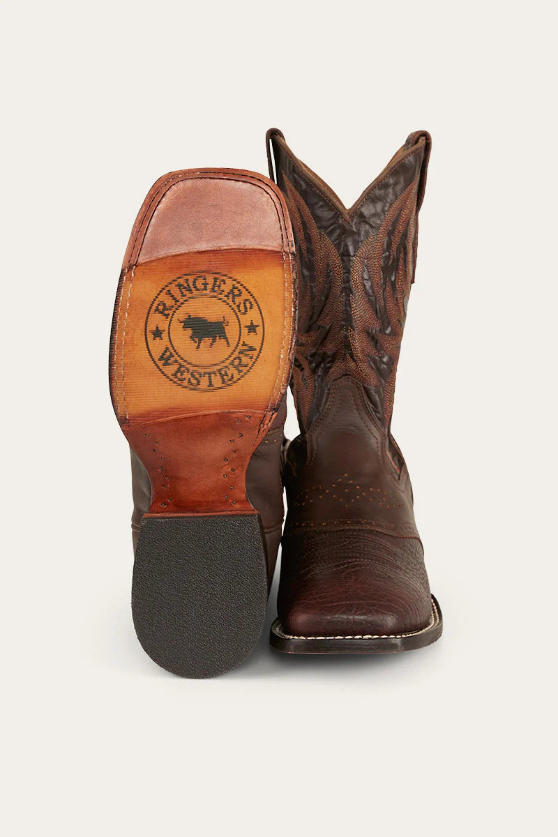 Longreach Mens Saddle Boot