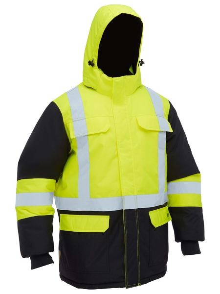 H Taped Hi Vis Freezer Hooded Jacket
