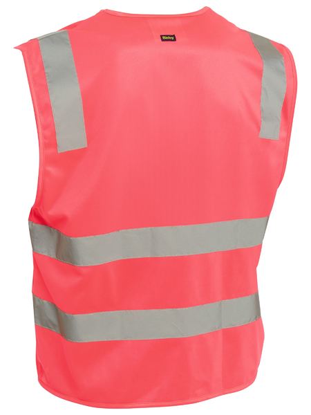 Taped Hi Vis Safety Zip Vest