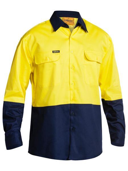 L-S HI Vis Drill Shirt