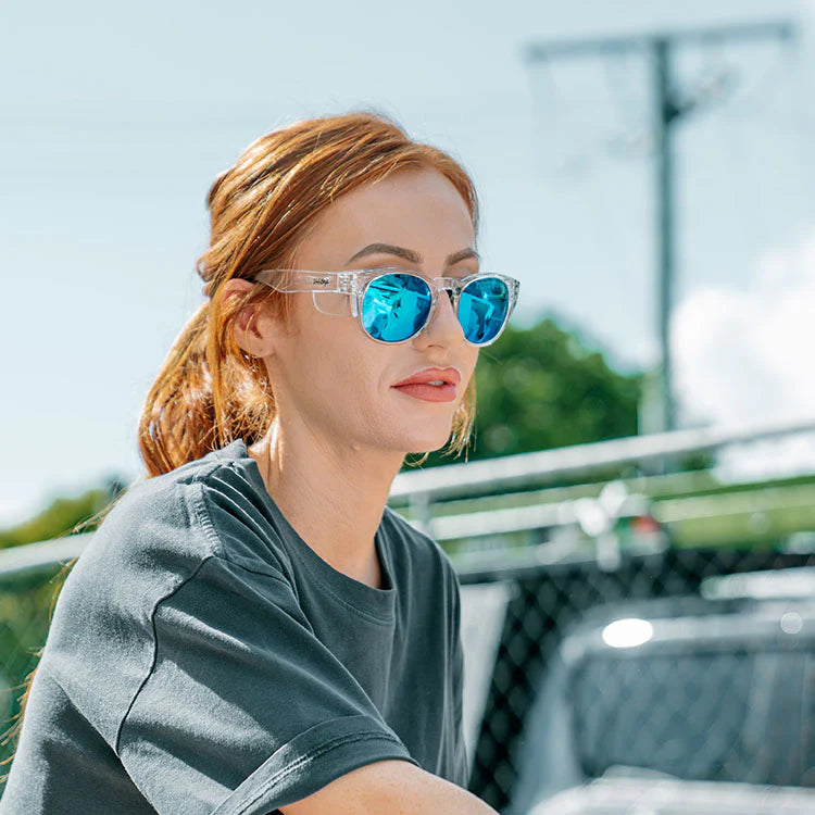 Cruisers Clear Frame/Mirror Blue Polarised