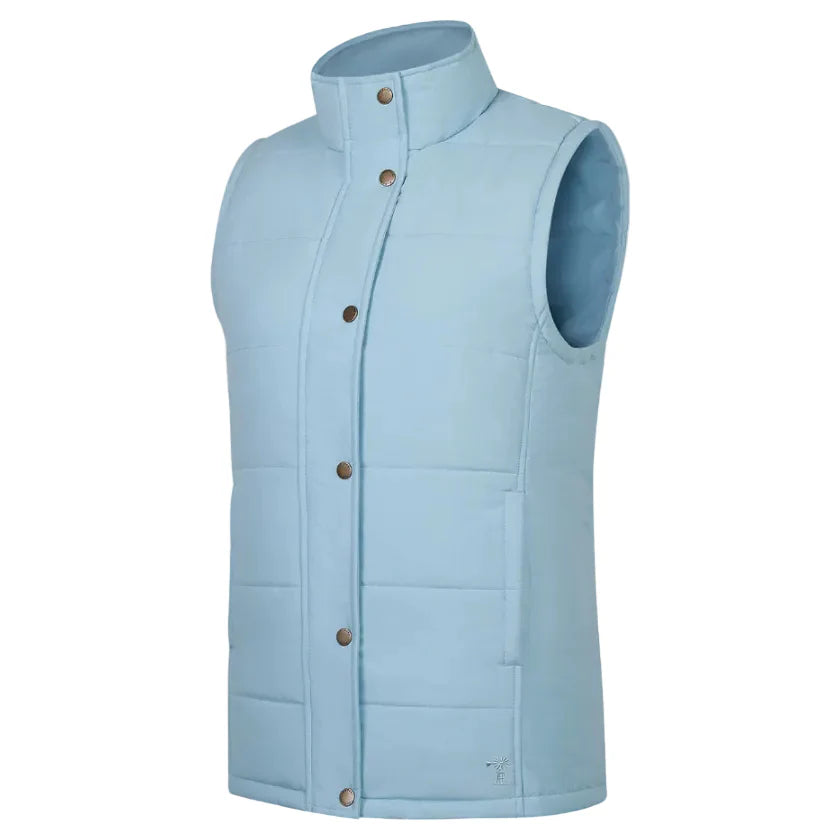 Pilbara Women's Vest - Cerulean