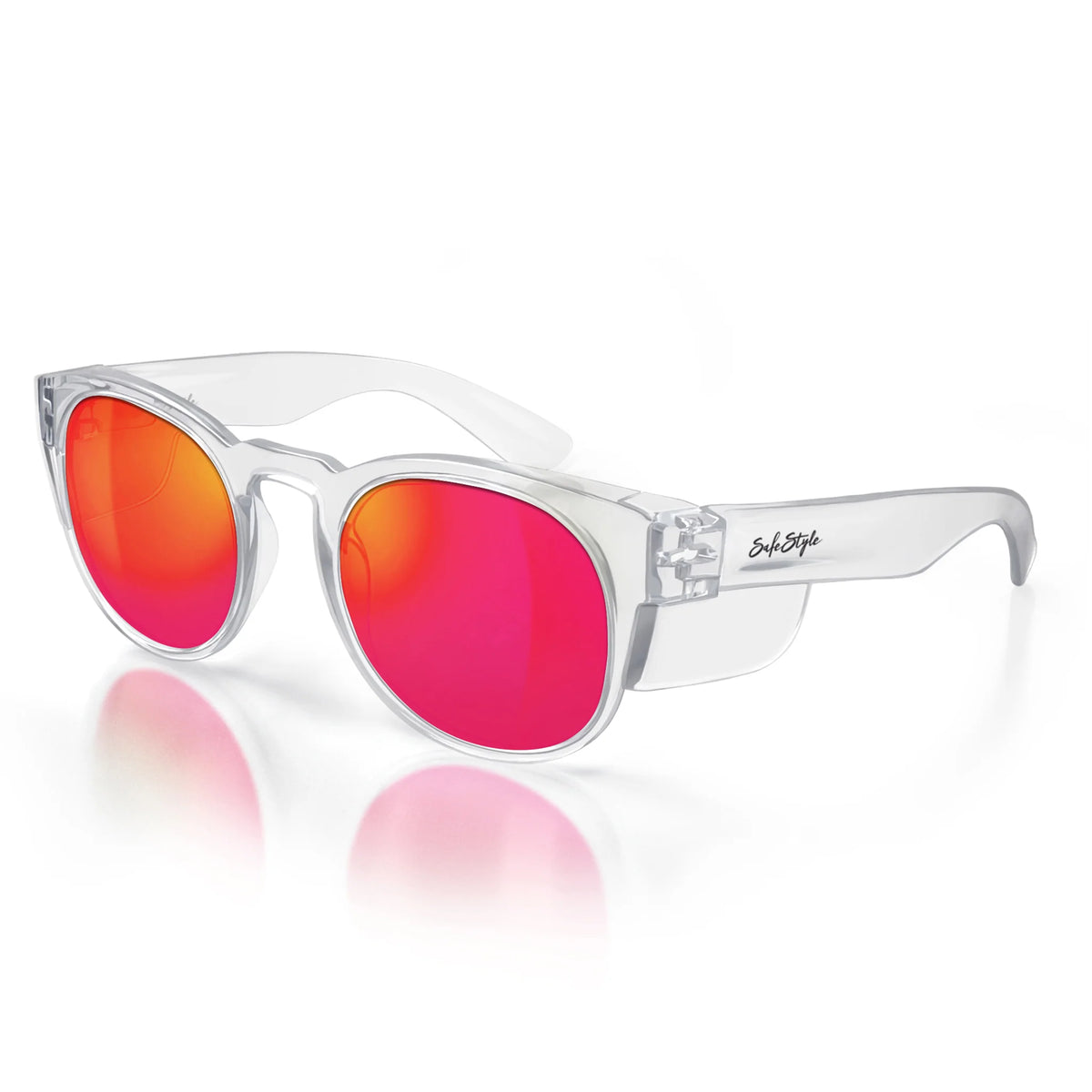 Cruisers Clear Frame/Mirror Red Polarised
