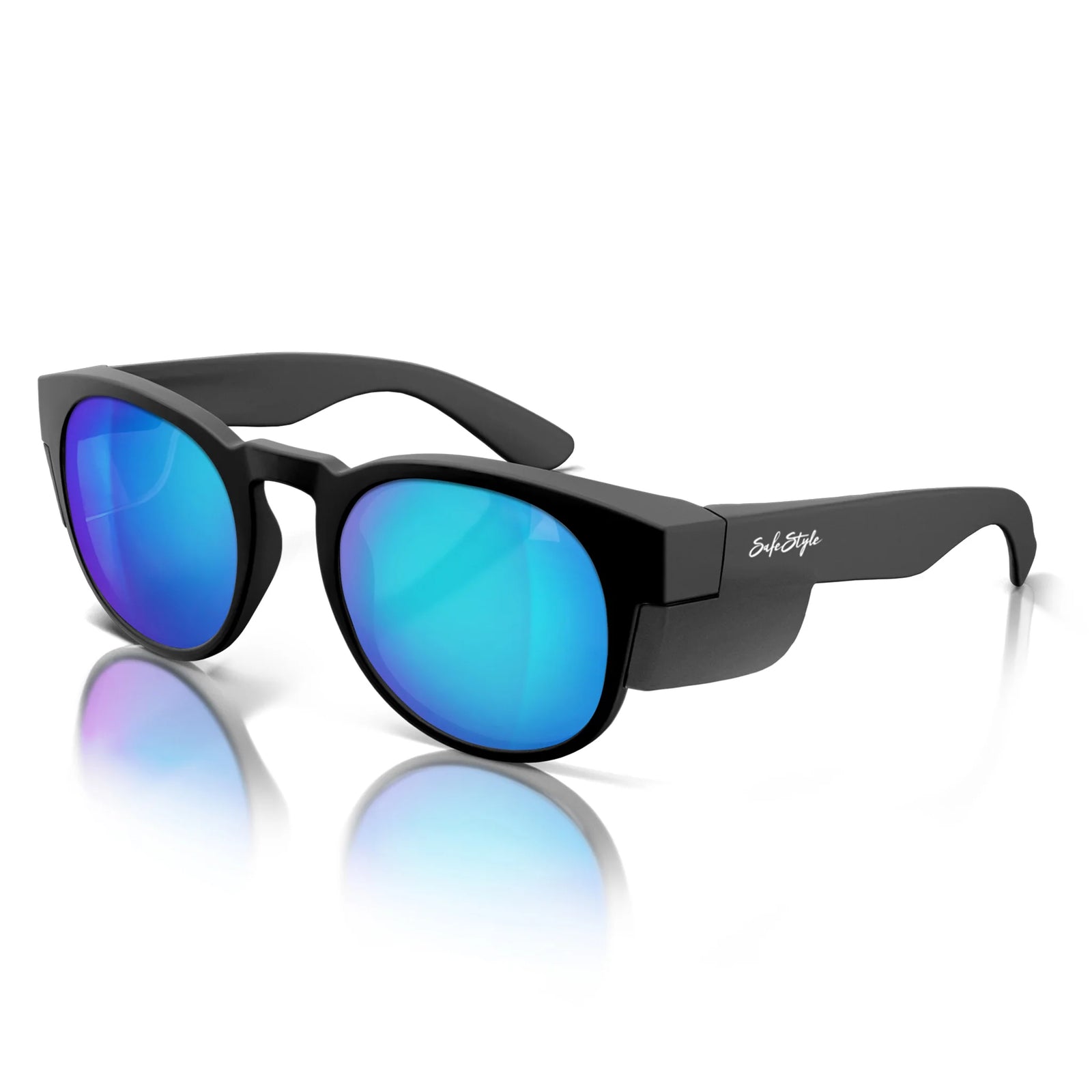 Cruisers Matte Black Frame/Mirror Blue Polarised