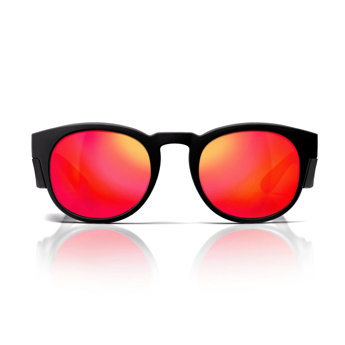 Cruisers Matte Black Frame/Mirror Red Polarised