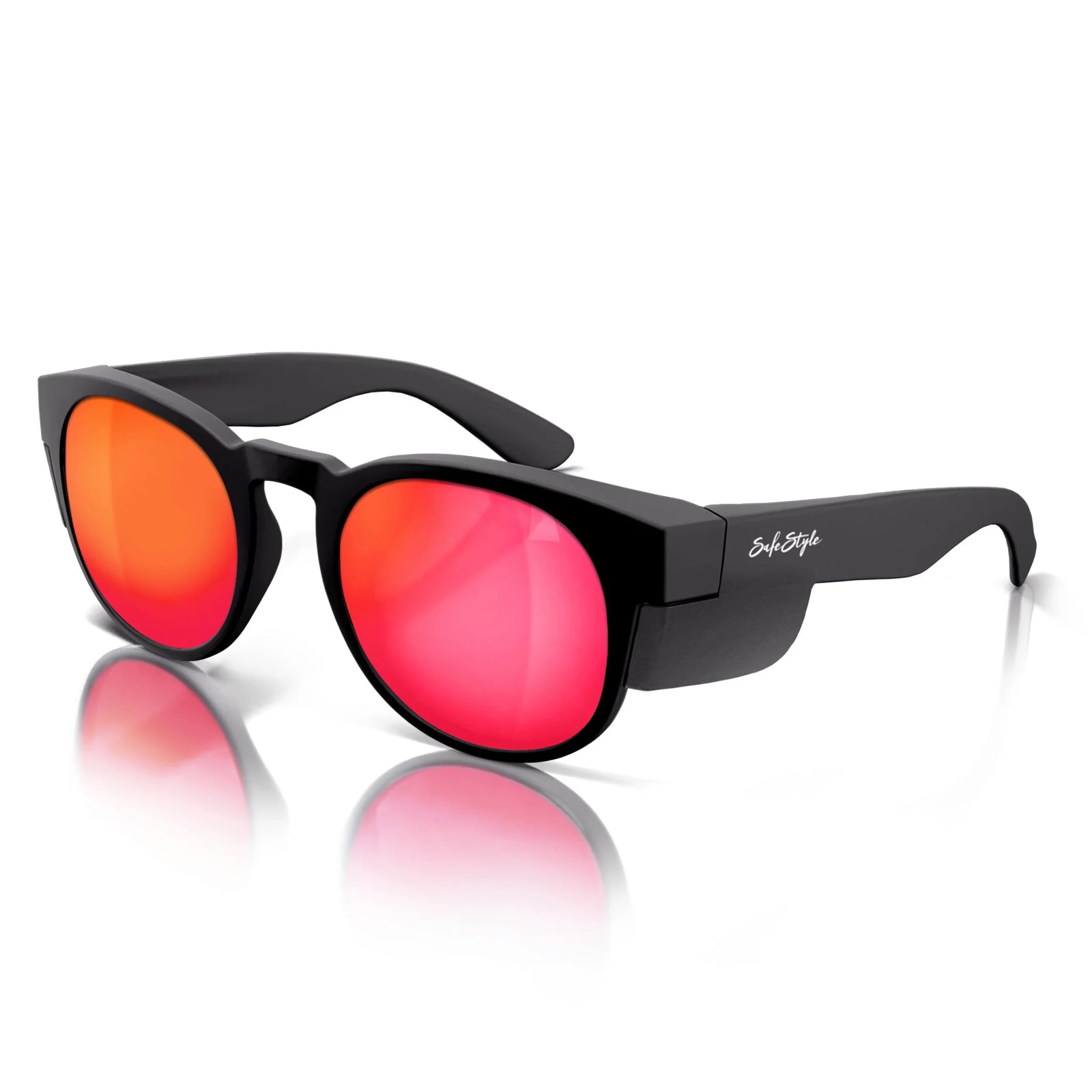 Cruisers Matte Black Frame/Mirror Red Polarised