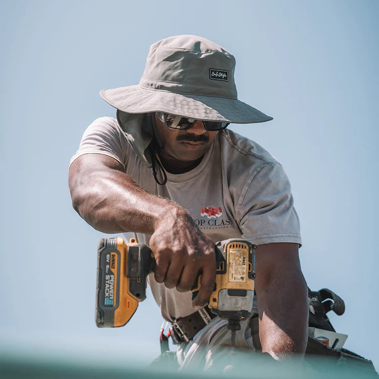 Worksite To Weekend Flap Bucket Hat