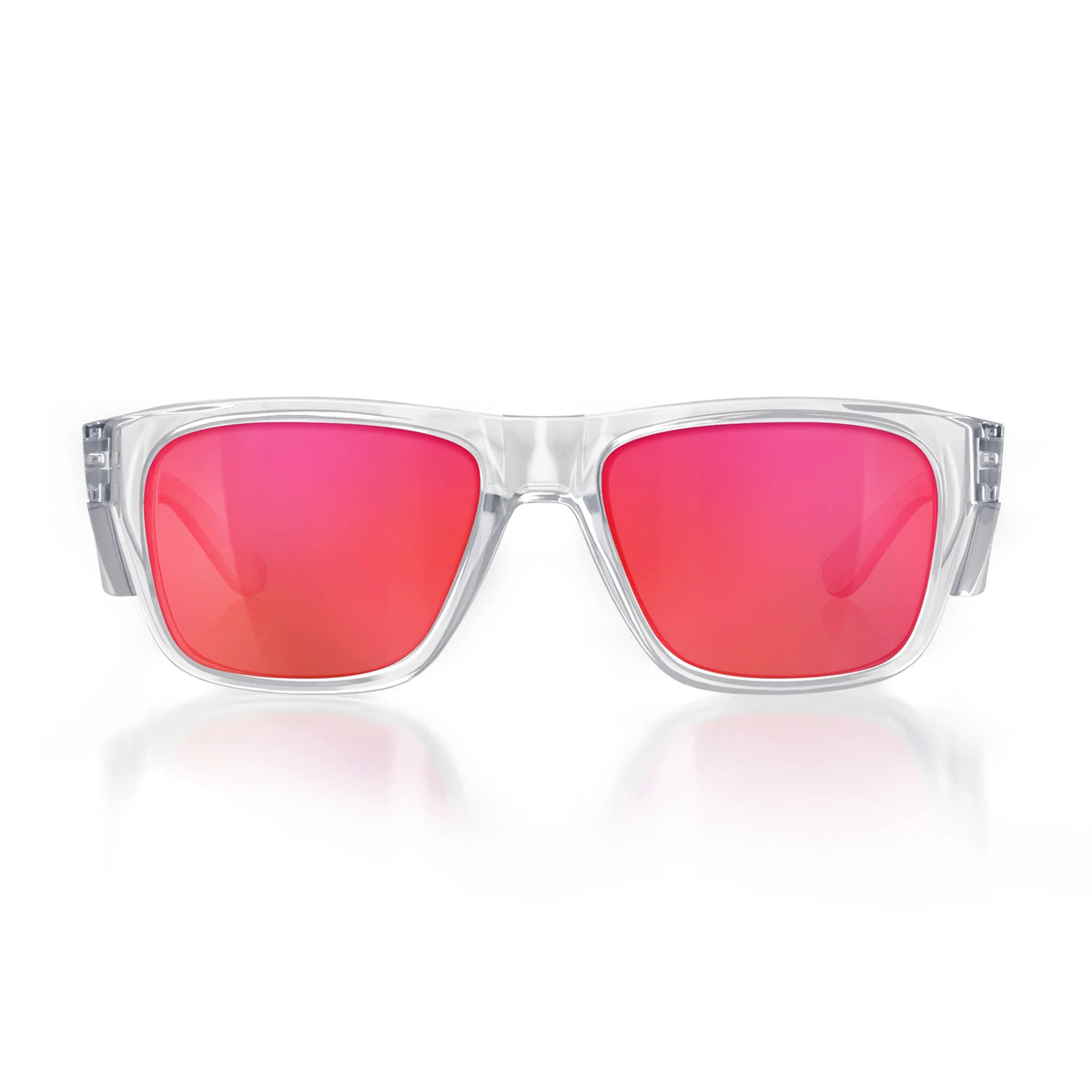Fusions Clear Frame/Mirror Red Polarised