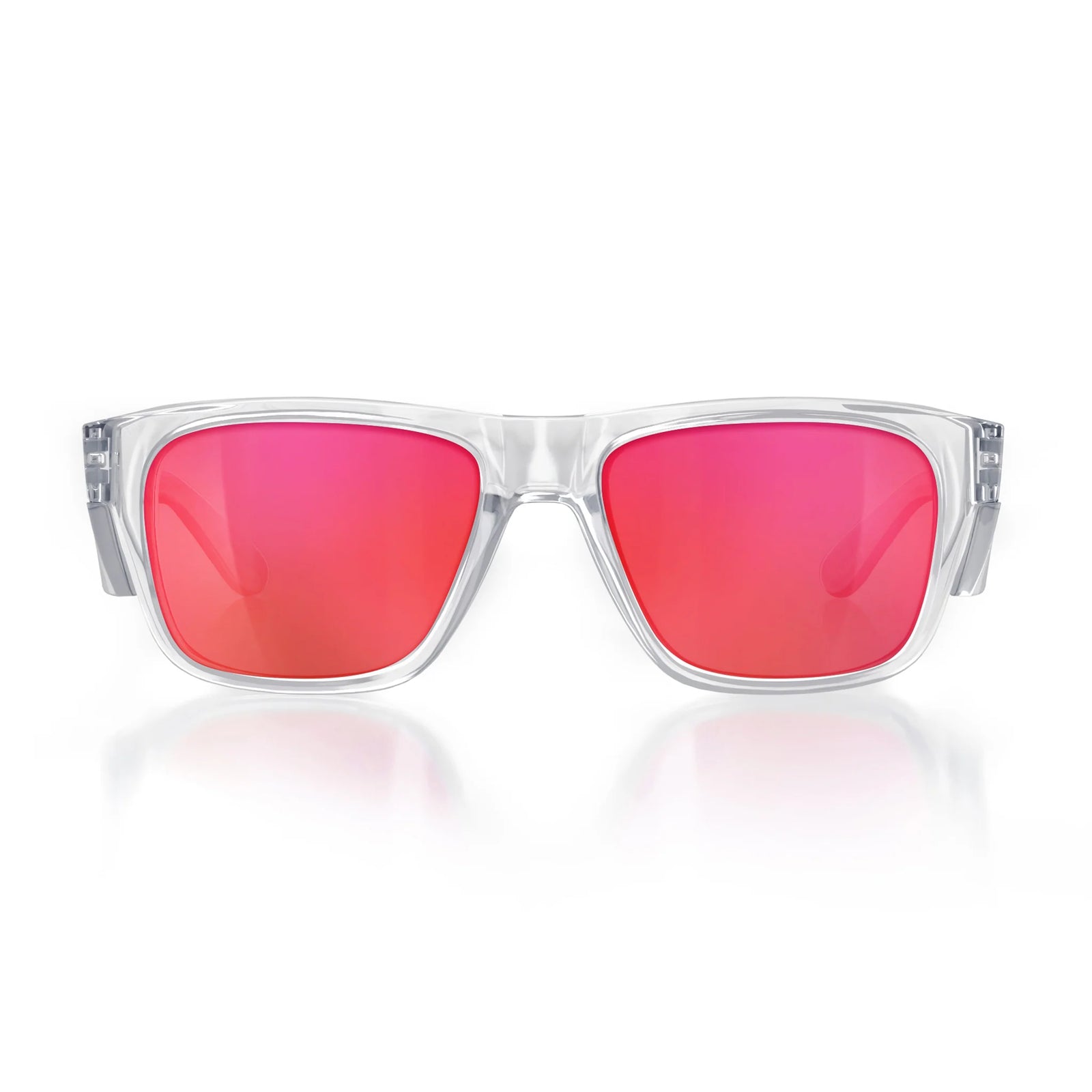 Fusions Clear Frame/Mirror Red Polarised