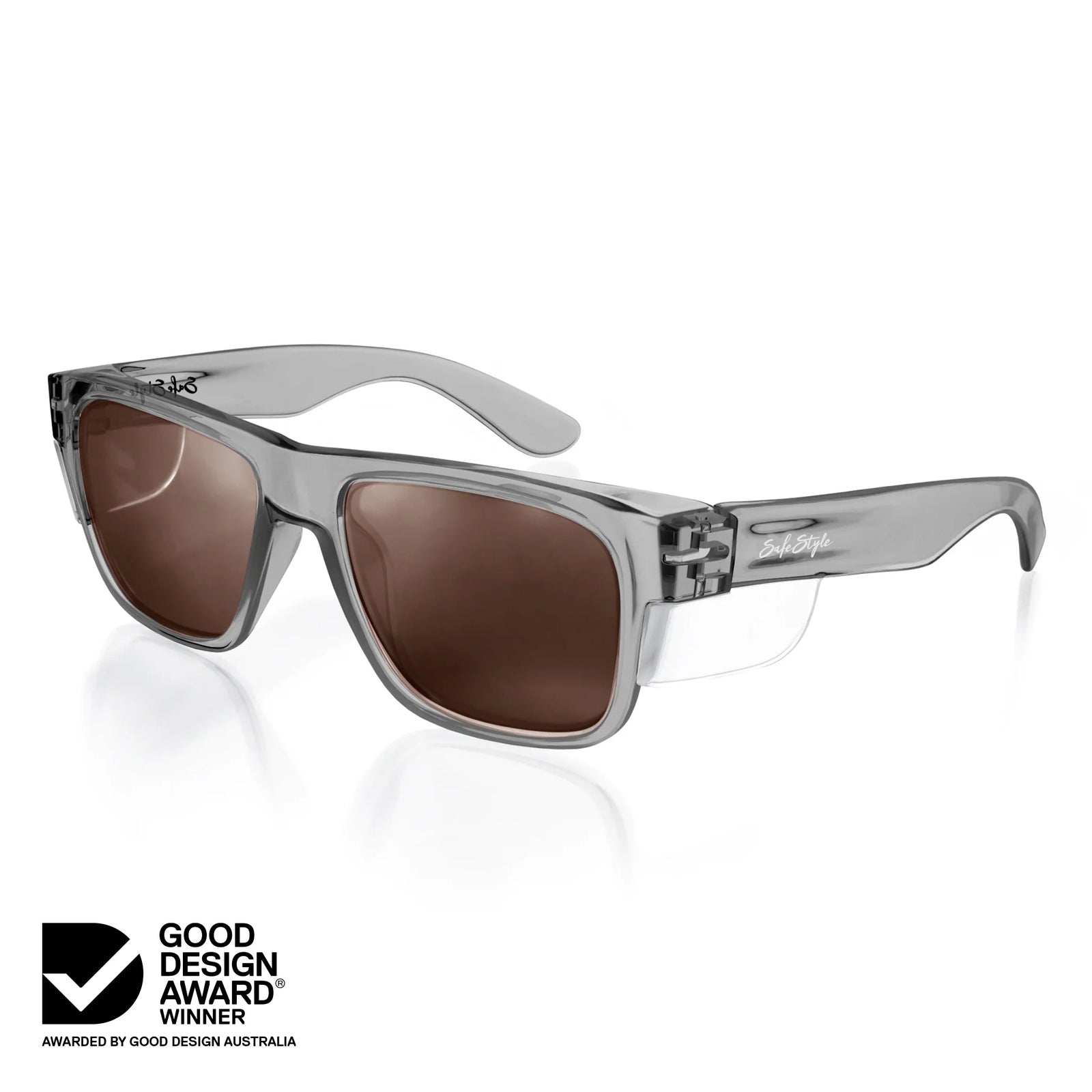 Fusions Graphite Frame Brown Polarised Lens