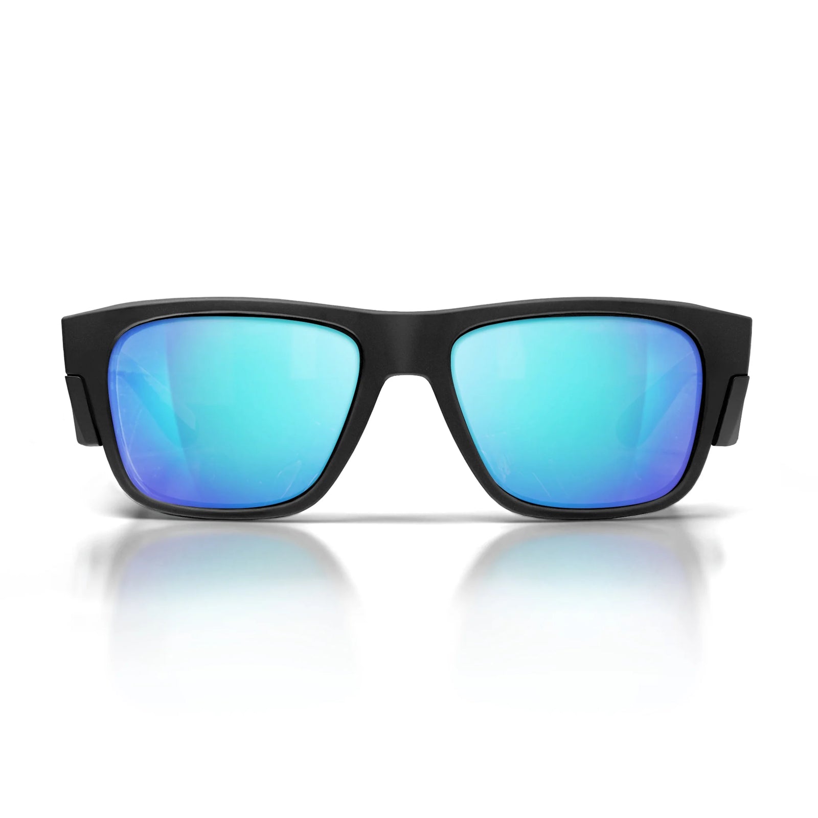 Fusions Matte Black Frame/Mirror Blue Polarised