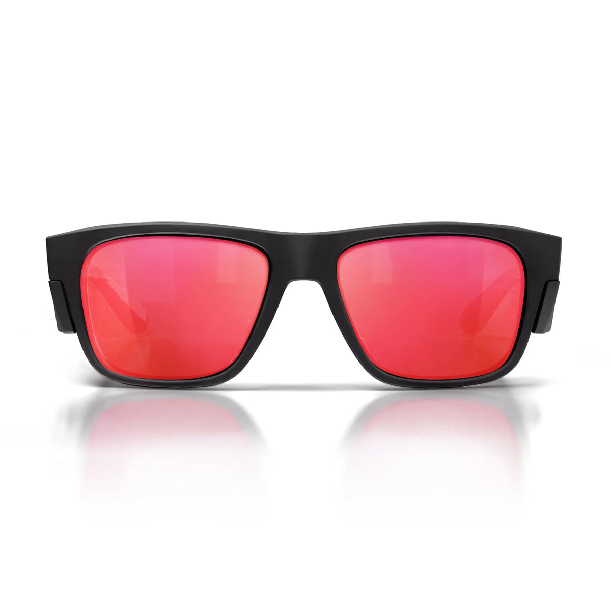 Fusions Matte Black Frame/Mirror Red Polarised