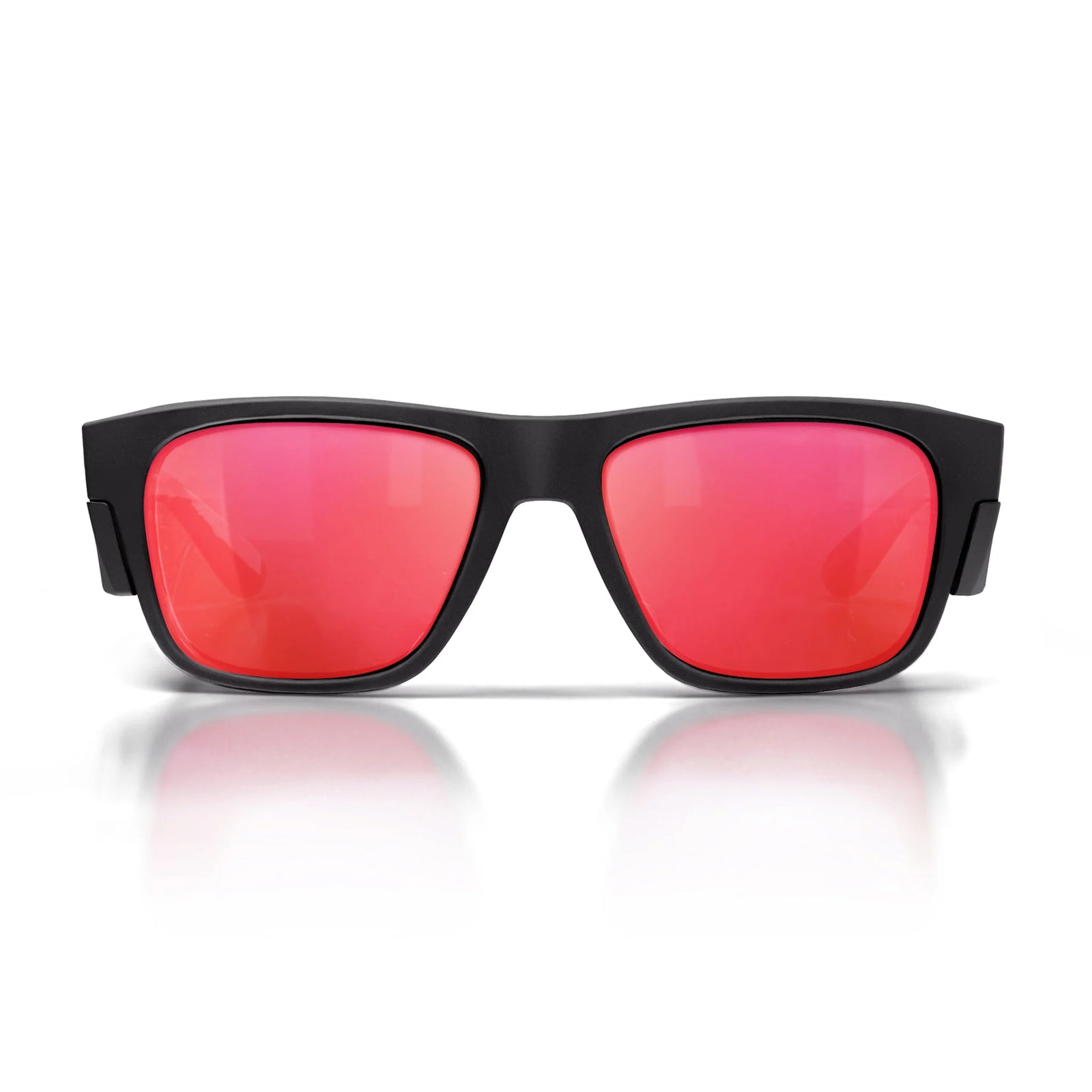 Fusions Matte Black Frame/Mirror Red Polarised