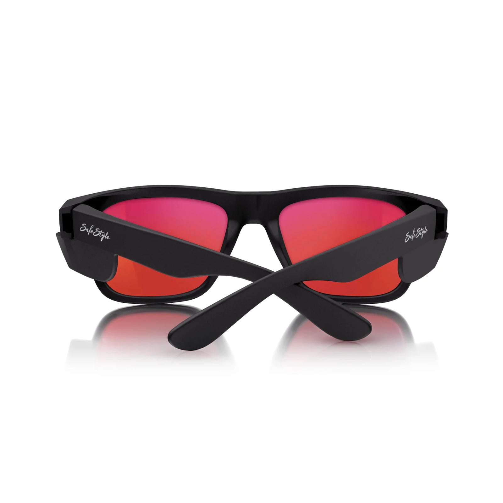 Fusions Matte Black Frame/Mirror Red Polarised