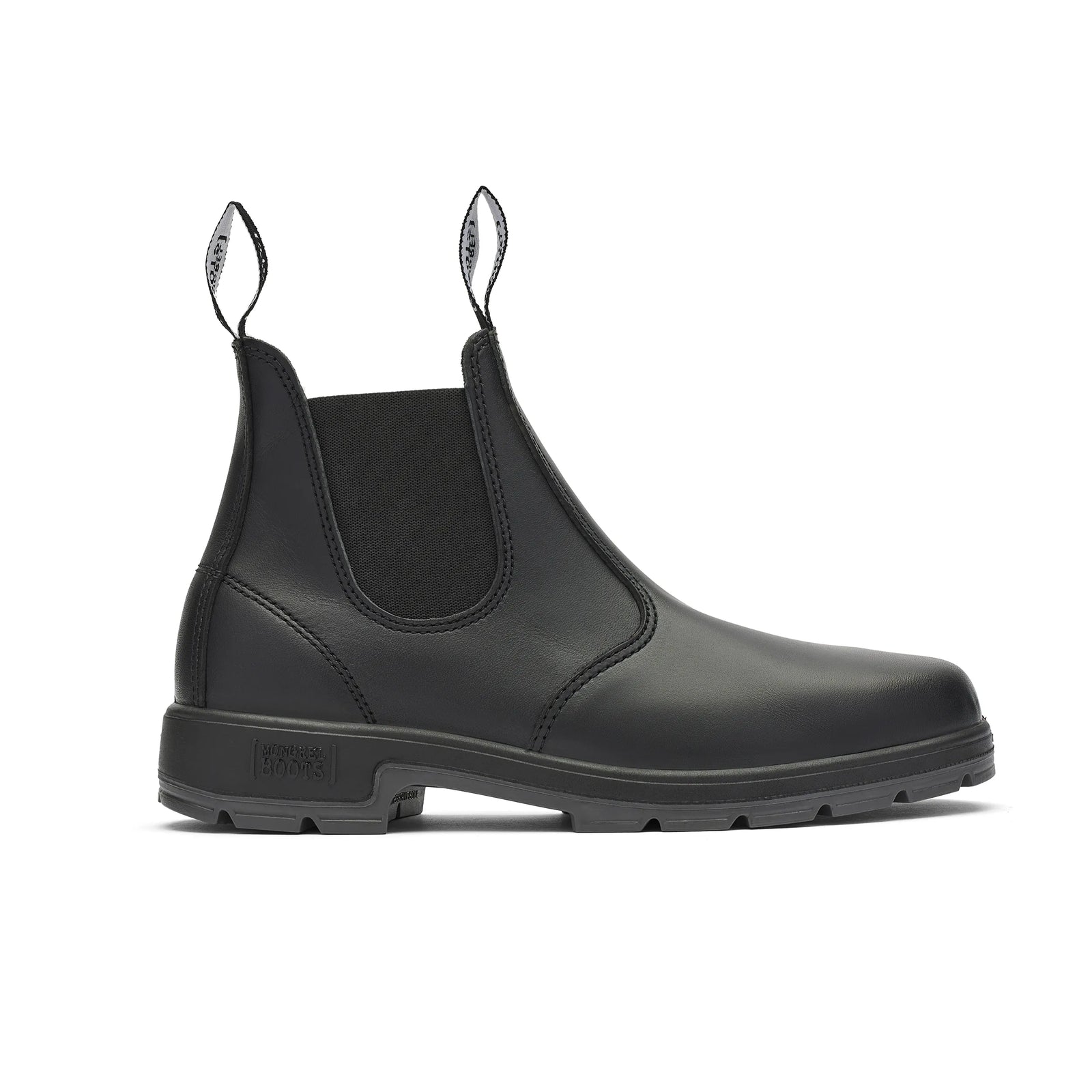 Black Oil Kip K9 Elastic Sided Boot