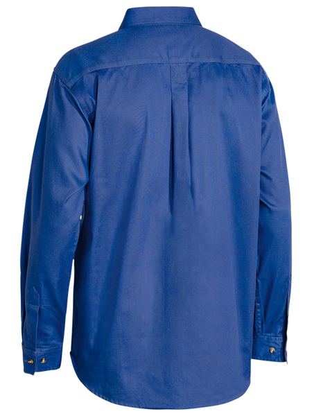 L-S Closed Front Cotton Drill Shirt