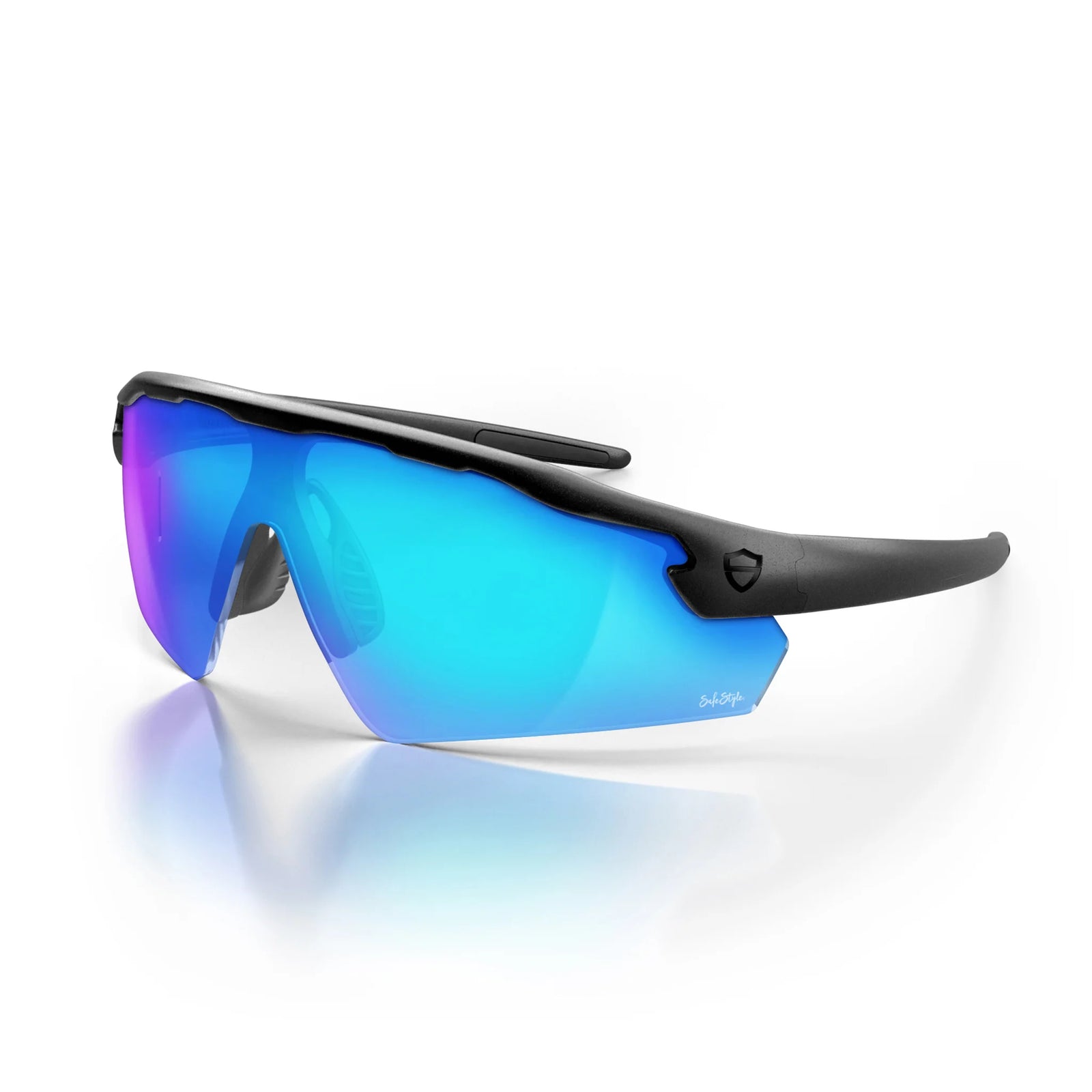 Phantoms Matte Black Frame/Reflectors Blue Lens
