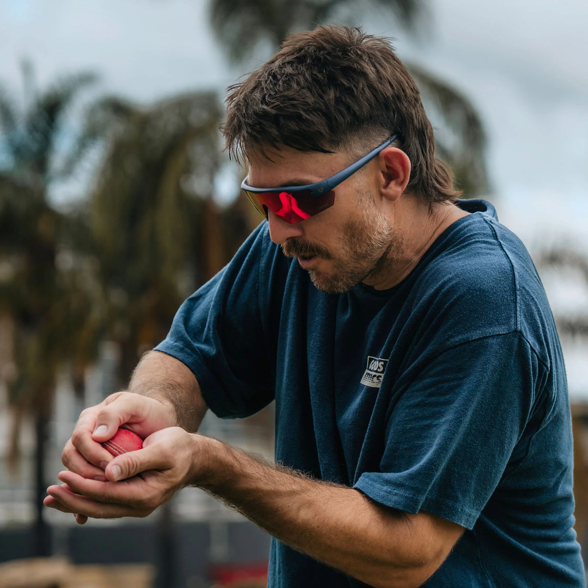 Phantoms matte navy reflectors red lens