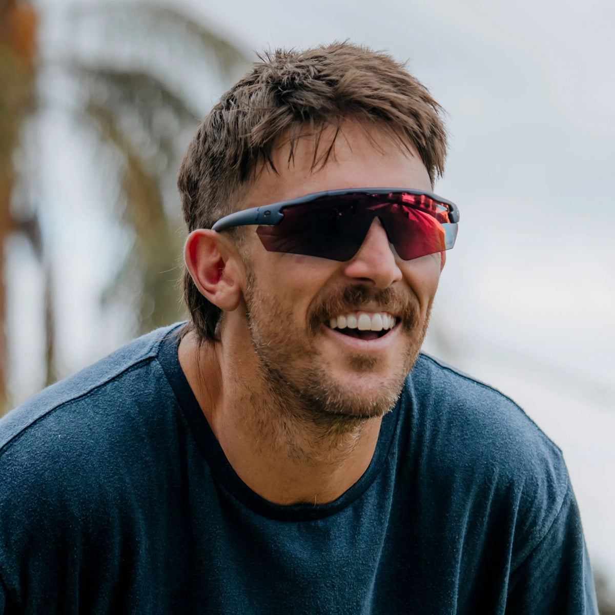 Phantoms matte navy reflectors red lens