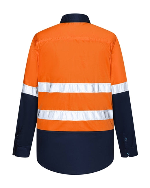 Vented Closed Front L/W L/S 50MM Reflective Tape