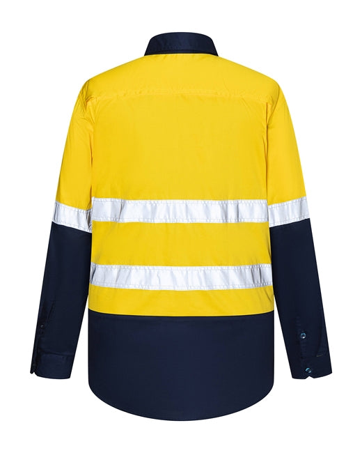 Vented Closed Front L/W L/S 50MM Reflective Tape