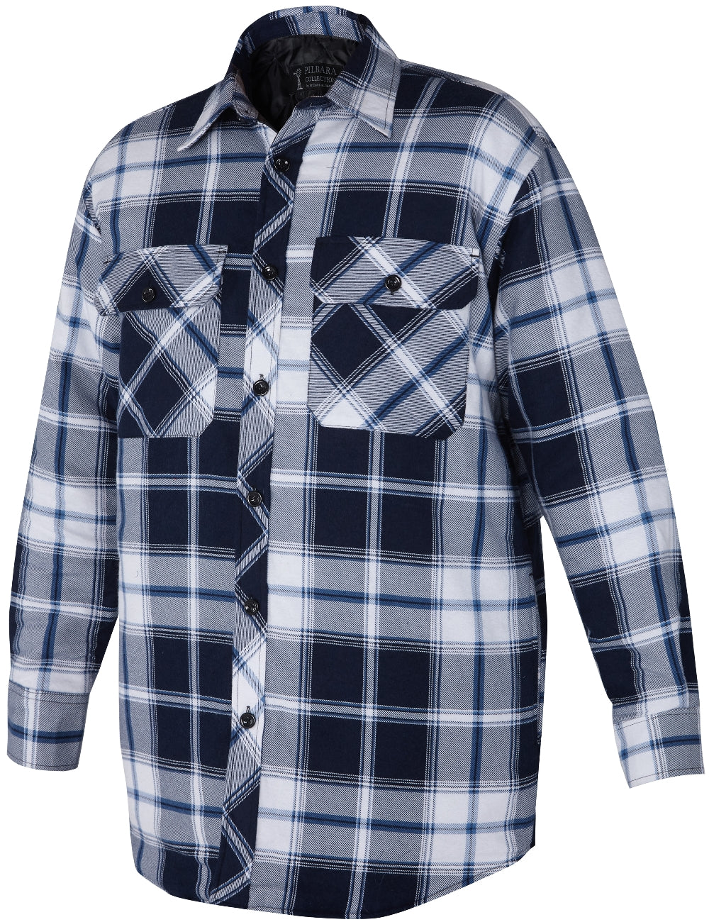 Pilbara Mens Quilted Flanelette Shirt