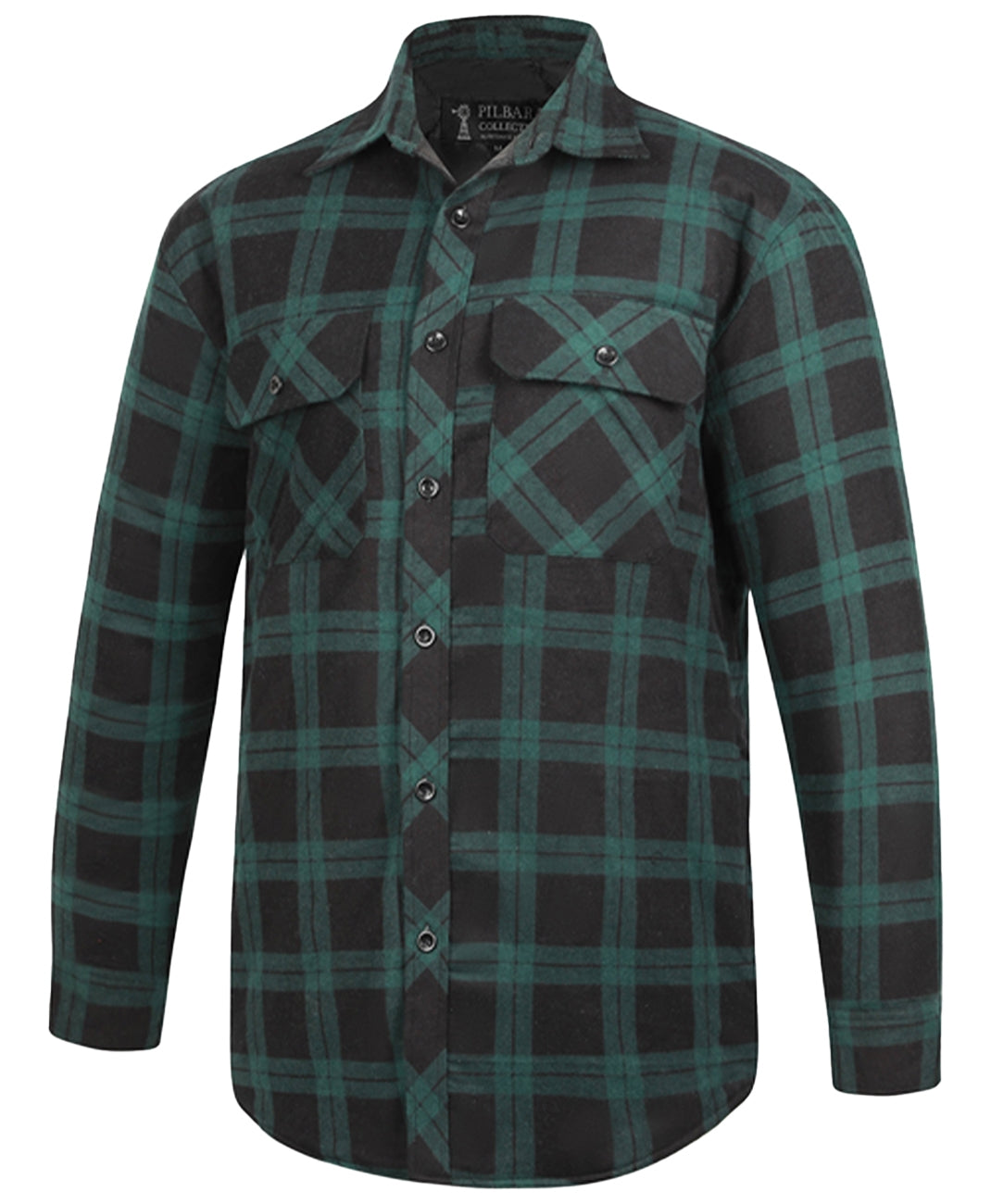 Open Front Flannelette Shirt