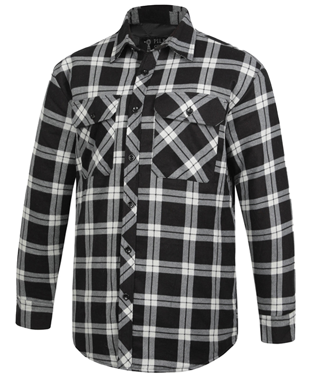 Open Front Quilted Shirt