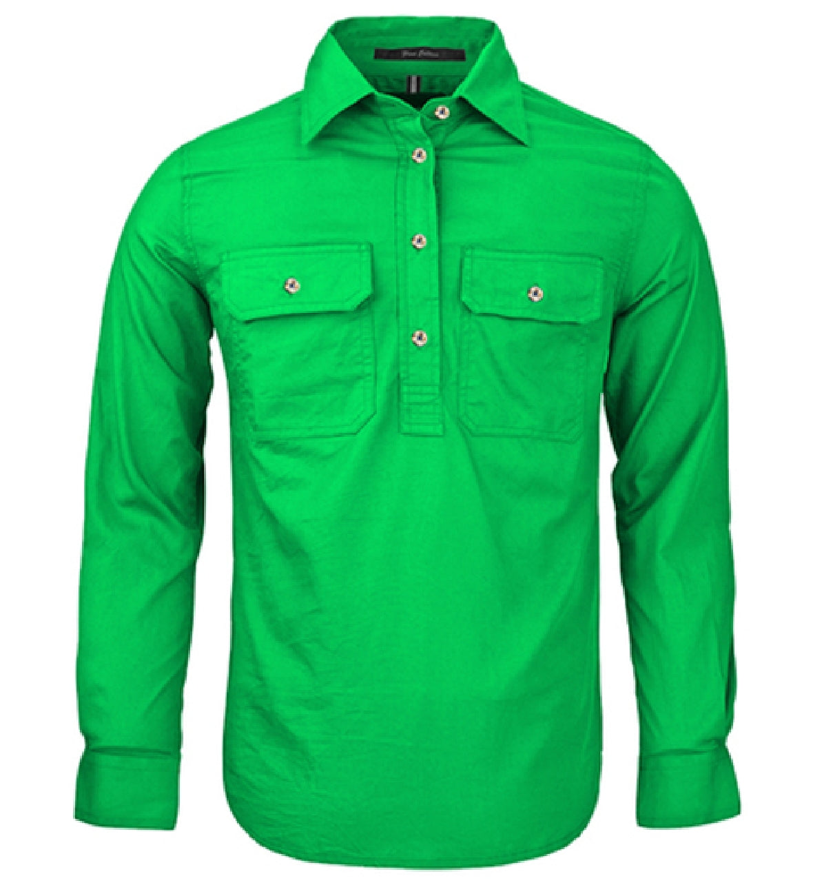 Womens Pilbara Closed Front L/S Shirt