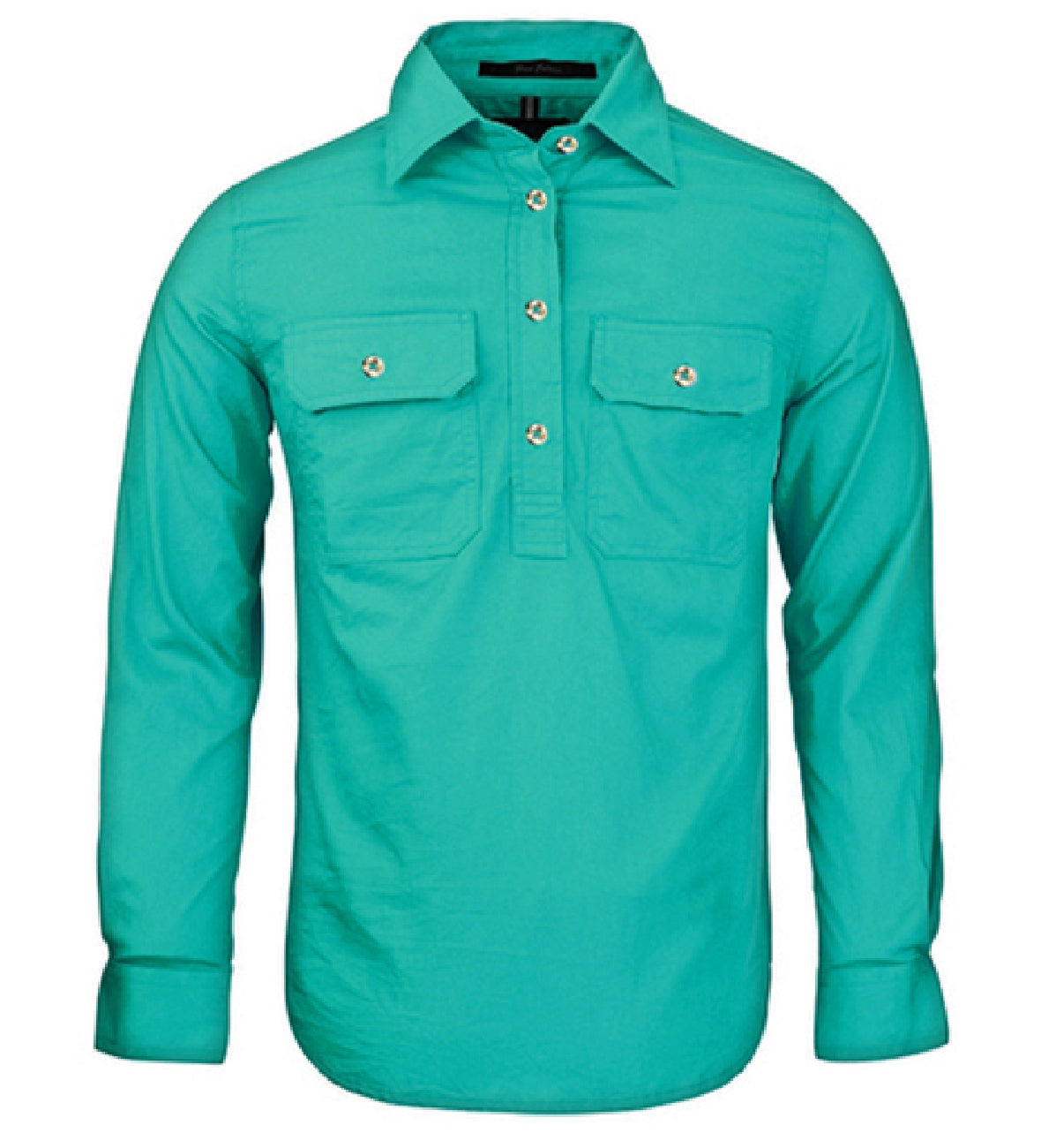Womens Pilbara Closed Front L/S Shirt