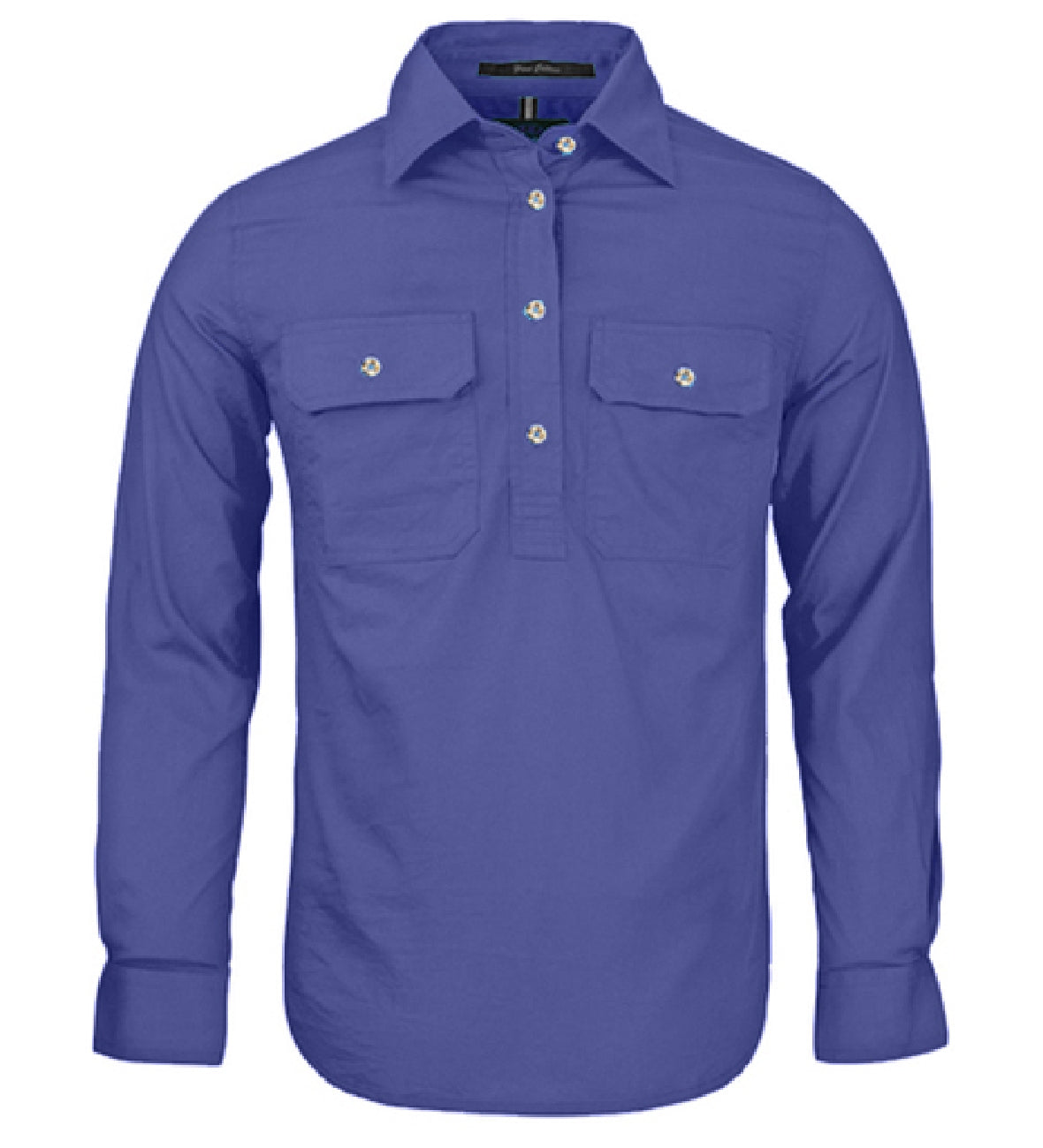 Womens Pilbara Closed Front L/S Shirt