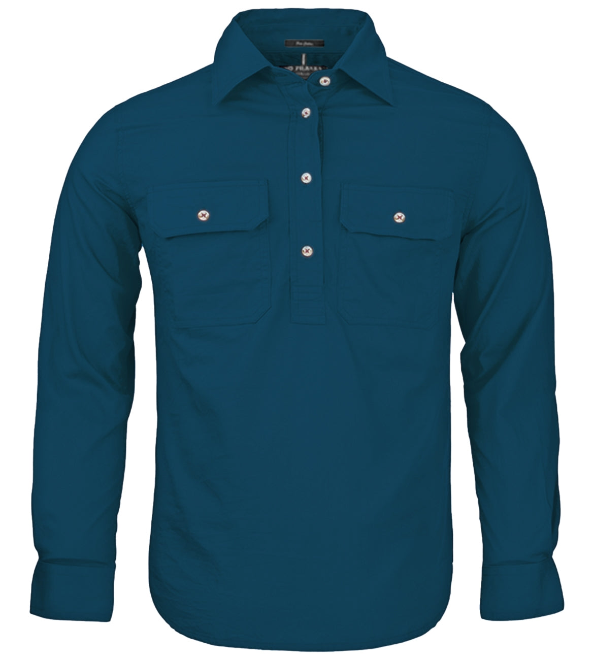 Kids Pilbara Closed Front Long Sleeve Shirt - Diesel